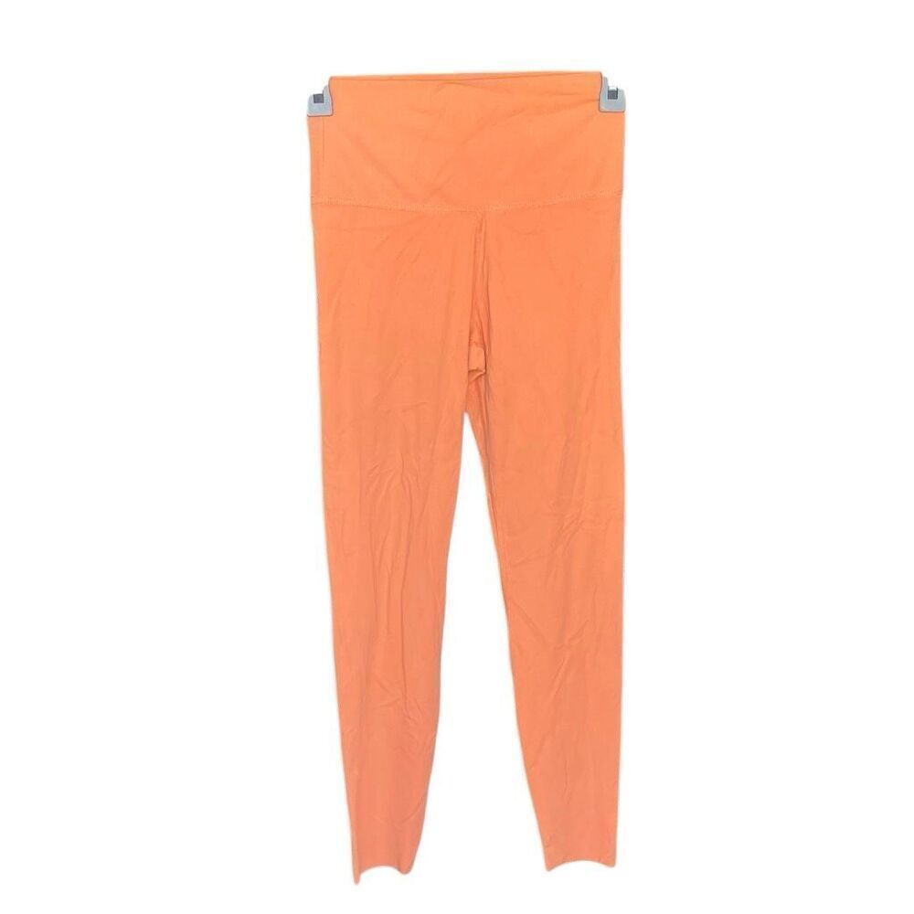 Nike high rise orange dreamsicle activewear leggings 7/8 Small #756
